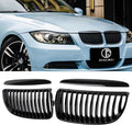 E90 Grille Gloss Black Kidney Grill for BMW 3 Series 2005-2008