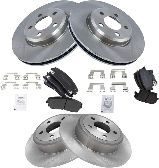 TRQ Brake Pad & Rotor Kit for Chrysler 300 and Dodge Charger