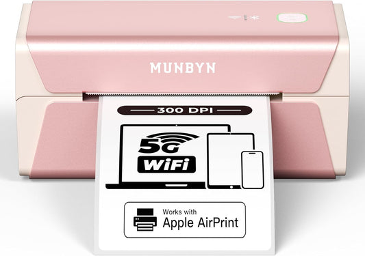 Fast & Wireless Label Printer - MUNBYN RW401AP