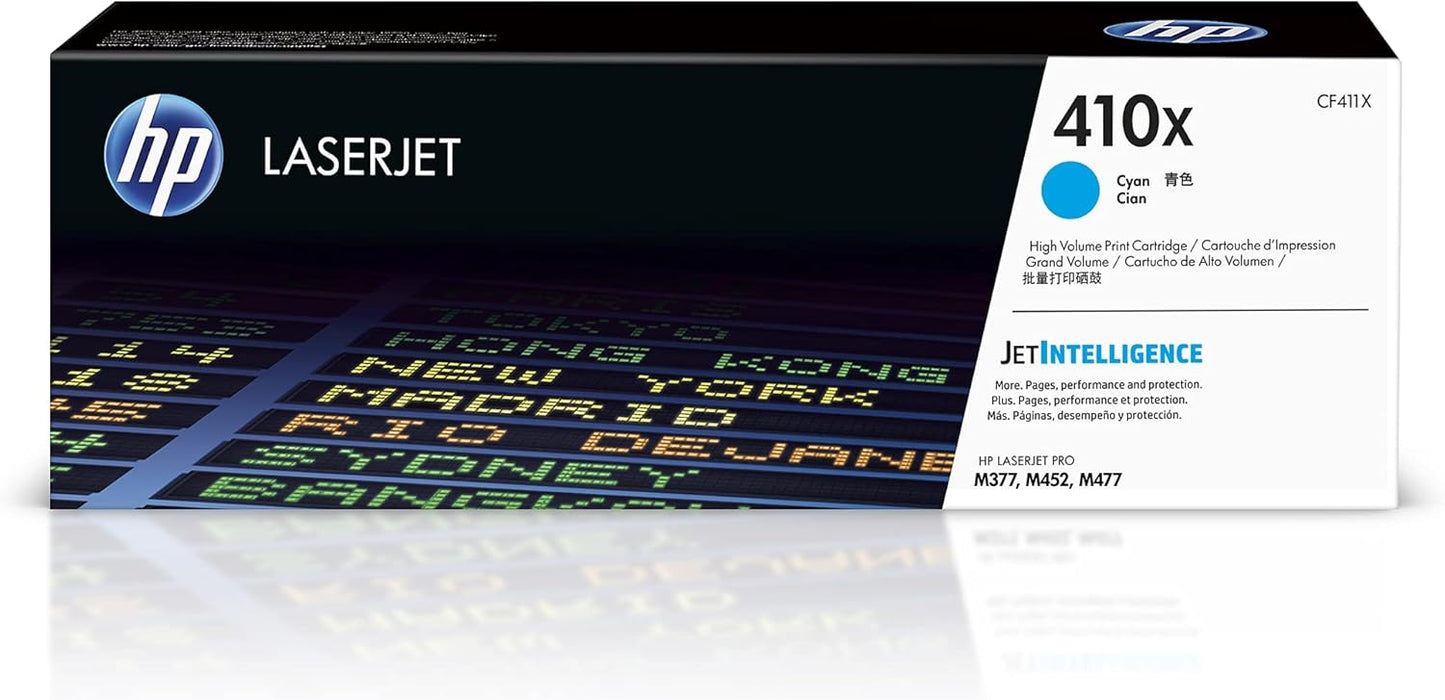 Vibrant Cyan Toner | High Yield | HP Color LaserJet