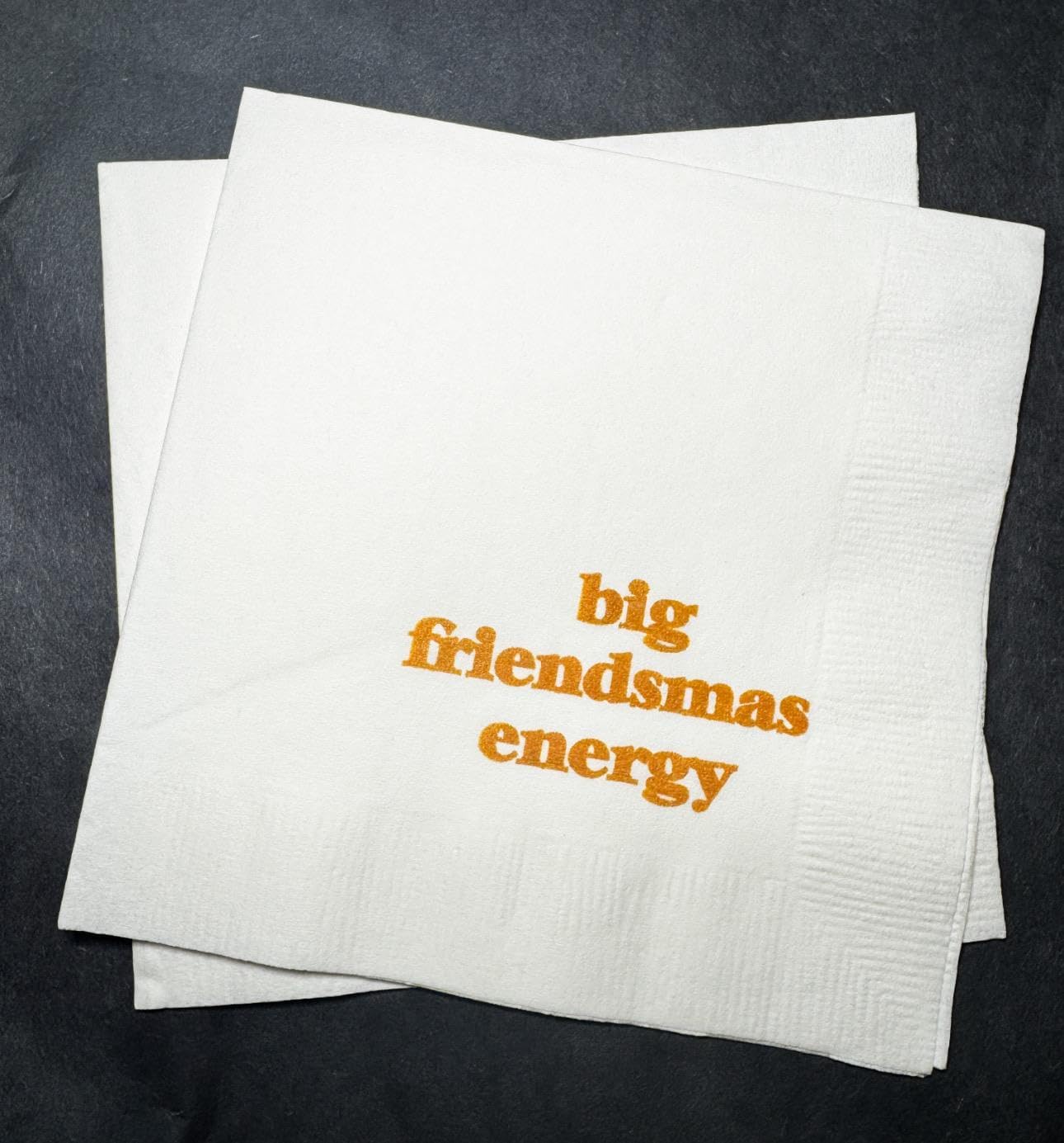 Festive Friendsmas Cocktail Napkins - Set of 25