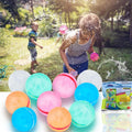 Reusable Water Balloons - Self-Sealing Silicone Water Balls for Summer