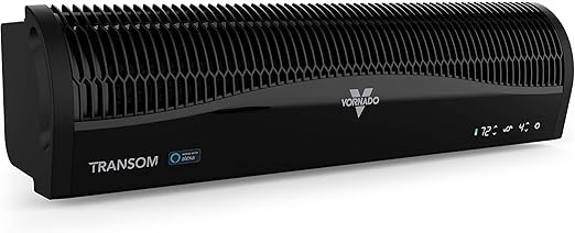 Vornado TRANSOM AE Window Fan with Alexa and 4 Speeds for Comfort