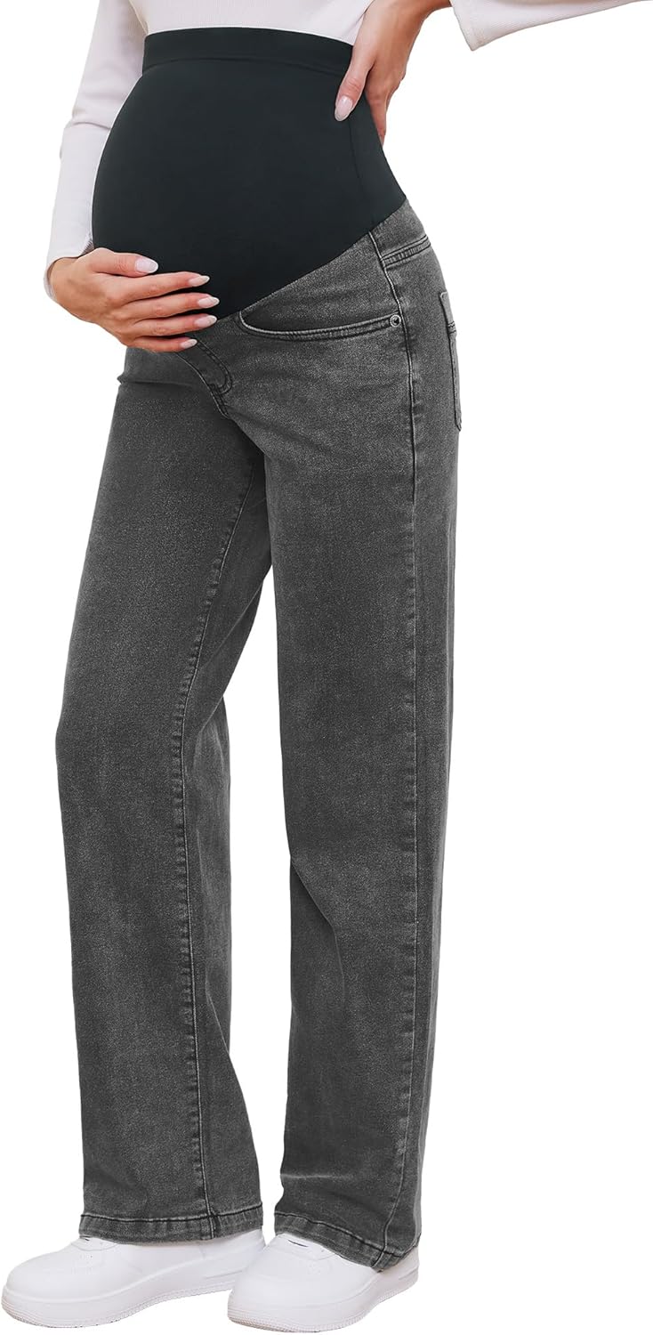 fitglam Women's Maternity Jeans for Comfort and Style