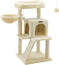 Feandrea Cat Tree for Large Cats with Widened Perch and Ramp