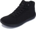 WHITIN Women's High-Top Canvas Minimalist Barefoot Shoes - Wide Toe