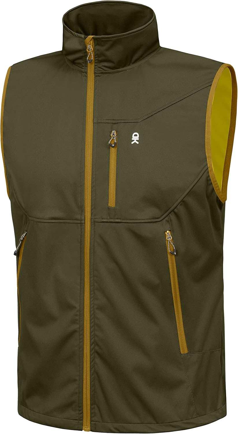 Little Donkey Andy Men's Lightweight Softshell Vest for Travel