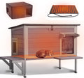 GUTINNEEN Insulated Outdoor Cat House for 1-3 Cats