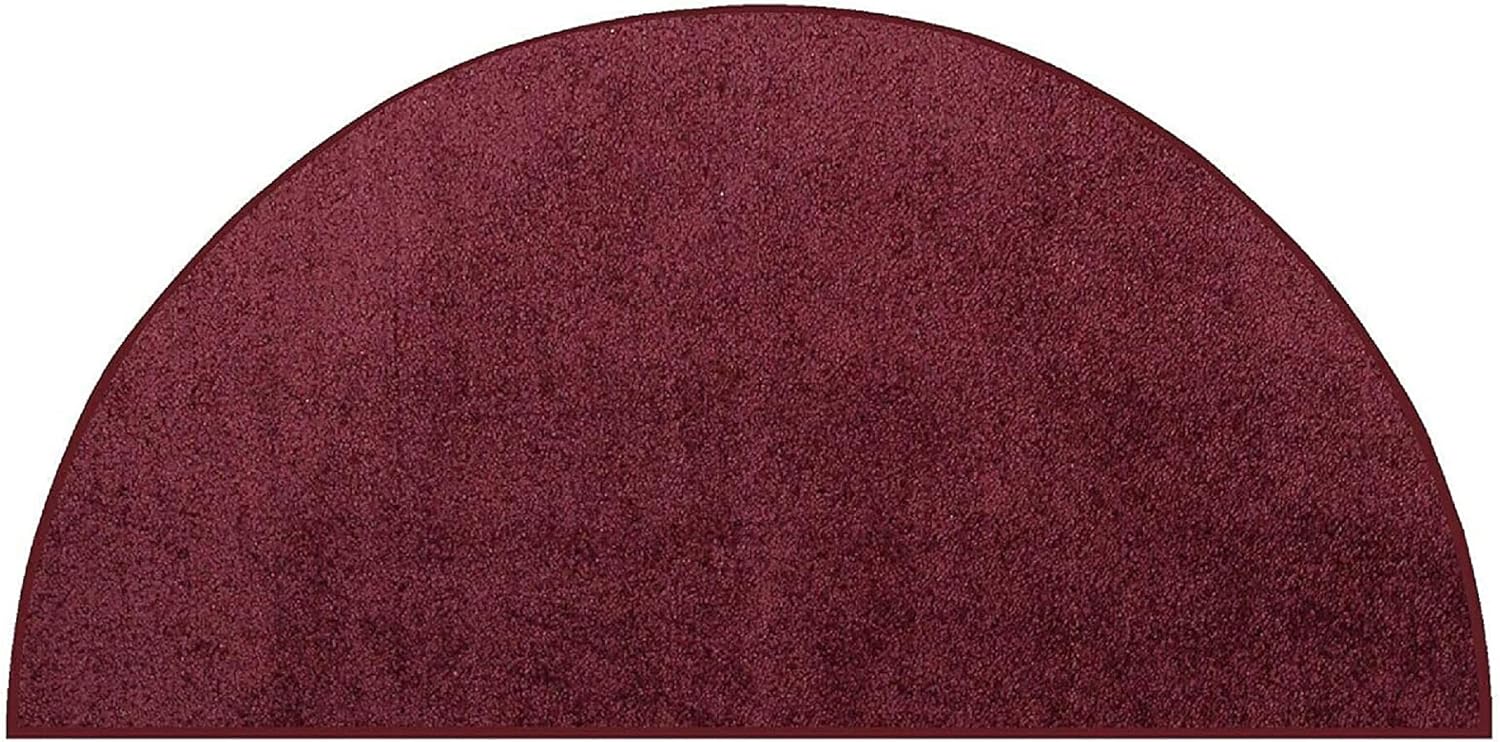 Cranberry Area Rug - Pet Friendly Solid Color Design for Home