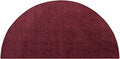 Ambiant Cranberry Half Round Area Rug 36 in x 72 in - Soft, Pet
