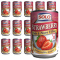 SOLO Cake & Pastry Filling Strawberry 12oz (Pack of 12) - Ready to Use