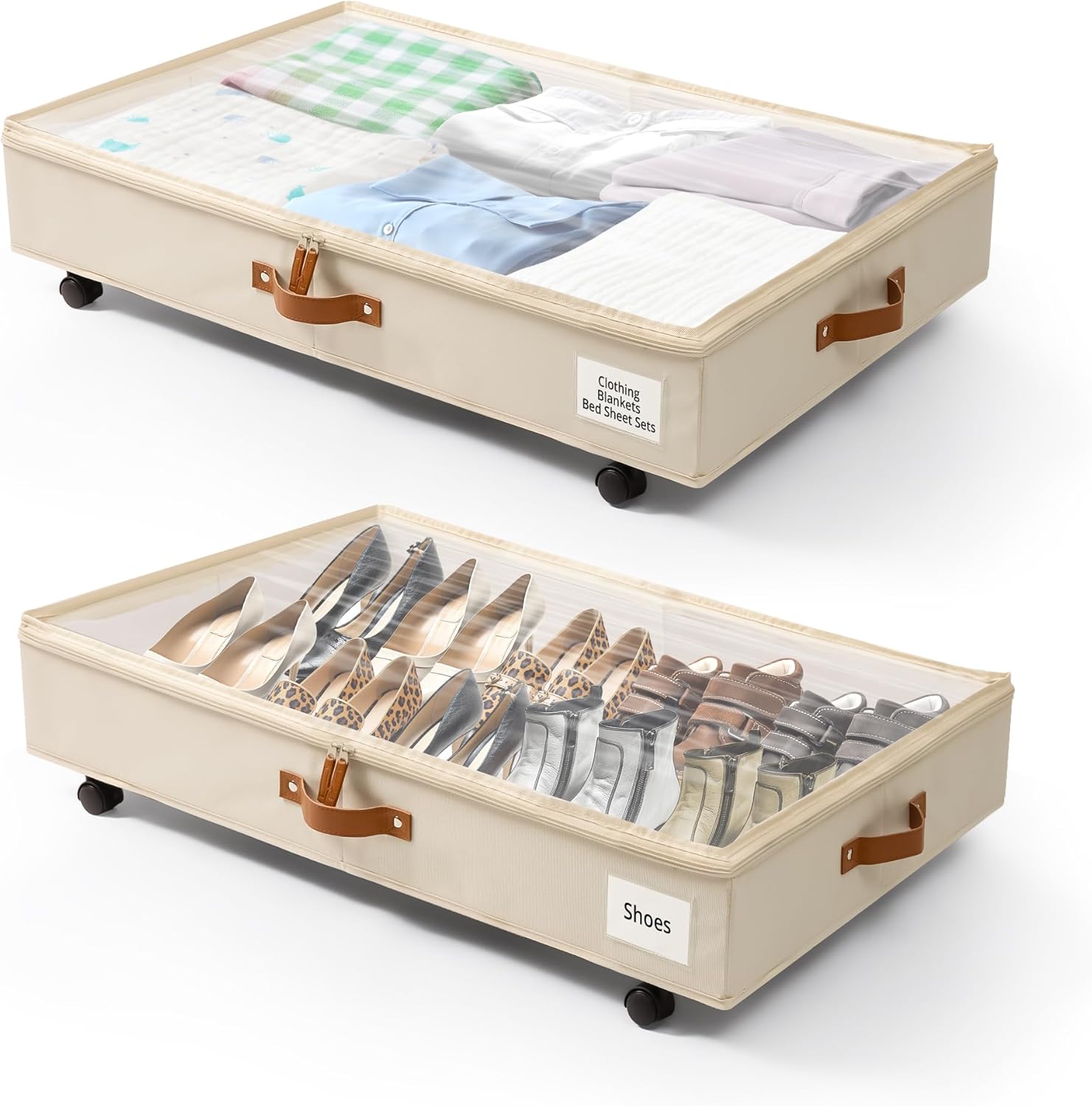 Under Bed Storage with Wheels for Easy Organization and Mobility