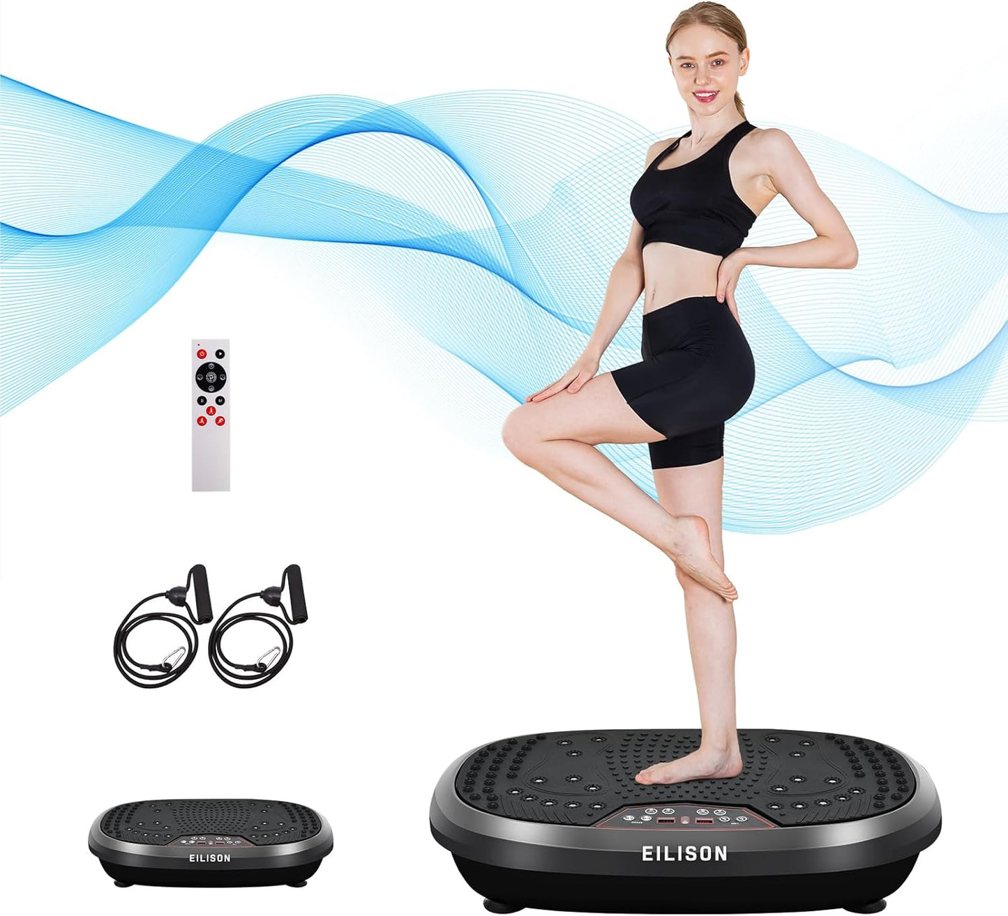 EILISON FitMax 3D XL Vibration Plate - Total Body Workout & Lymphatic Drainage
