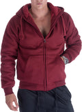 Heavyweight Sherpa Hoodies for Men - Thick Fleece Lined Zip