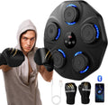 Wall Boxing Punching Pad with Gloves 2024 Upgrade - Smart LED Music