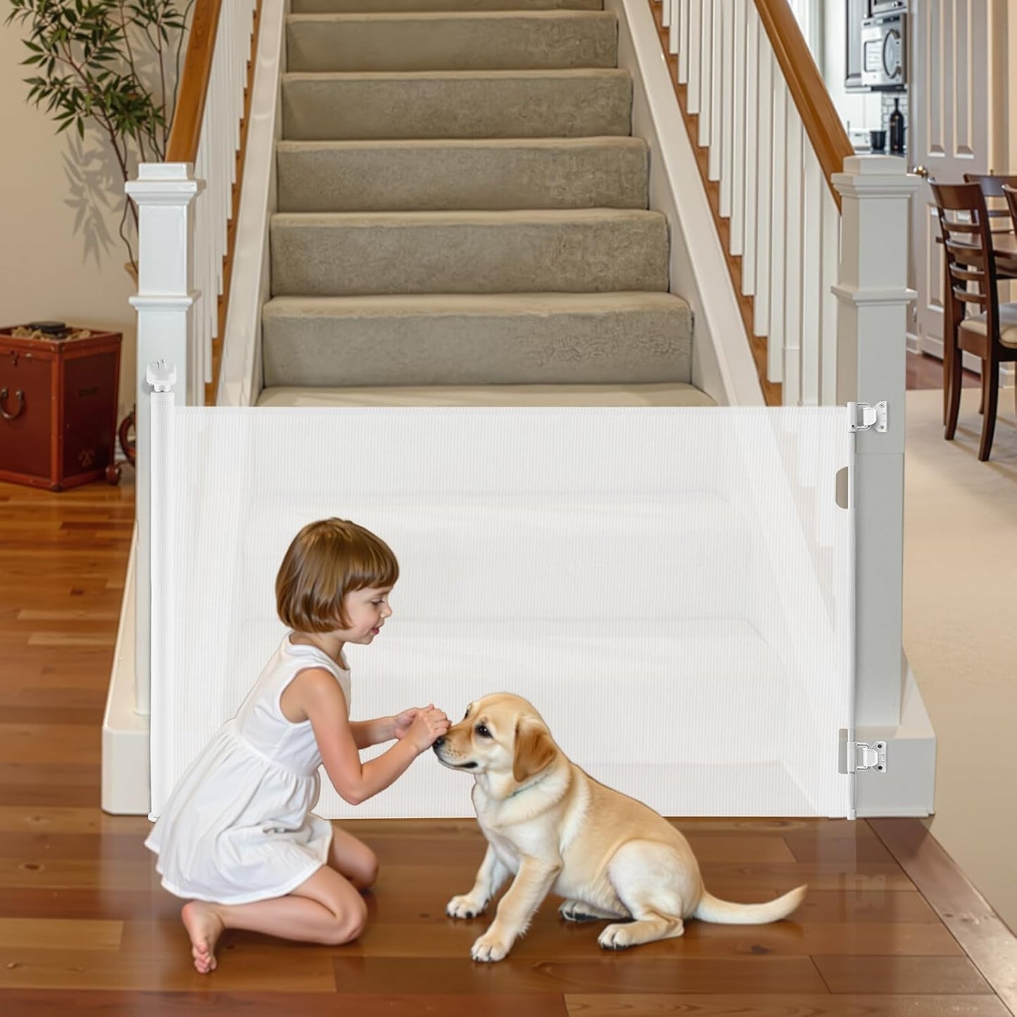 VEVOR Retractable Baby Gate for Indoor and Outdoor Use