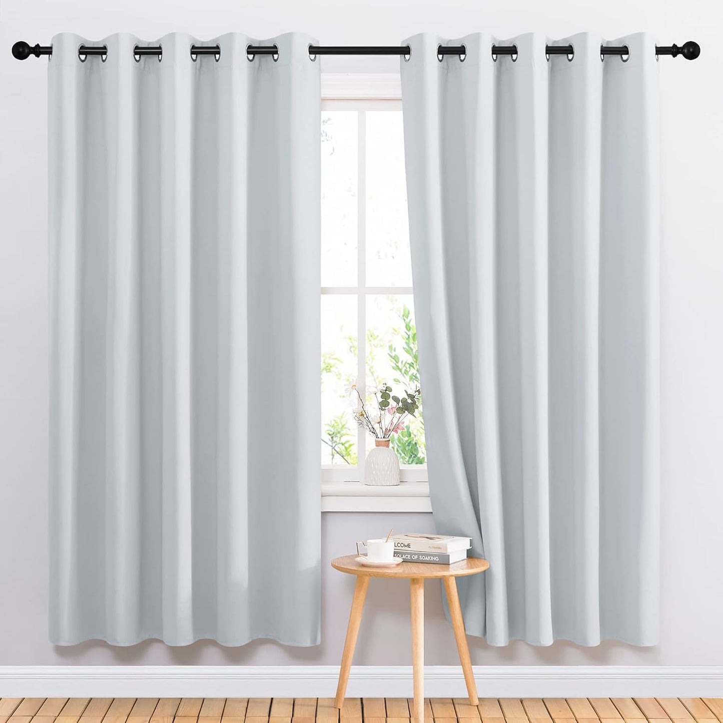 NICETOWN Room Darkening Curtains for Living Room - Elegant Design