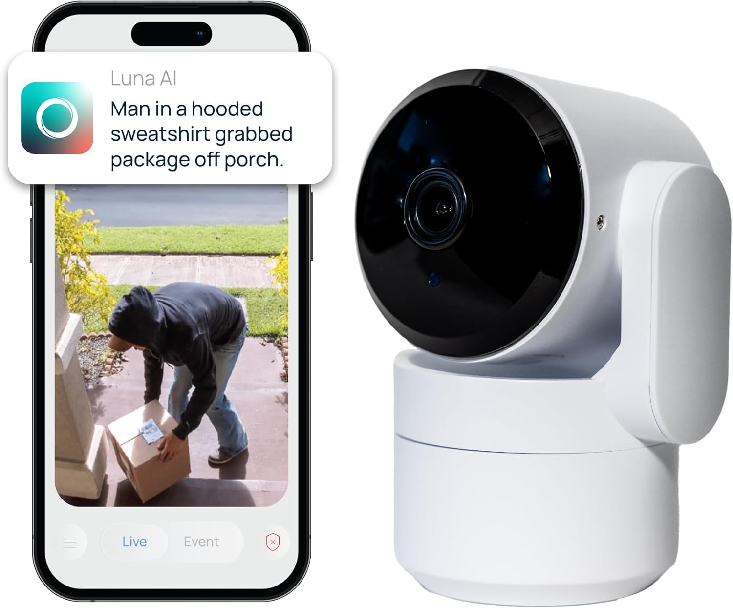 LUNA HOME 360 AI Motion Security Camera