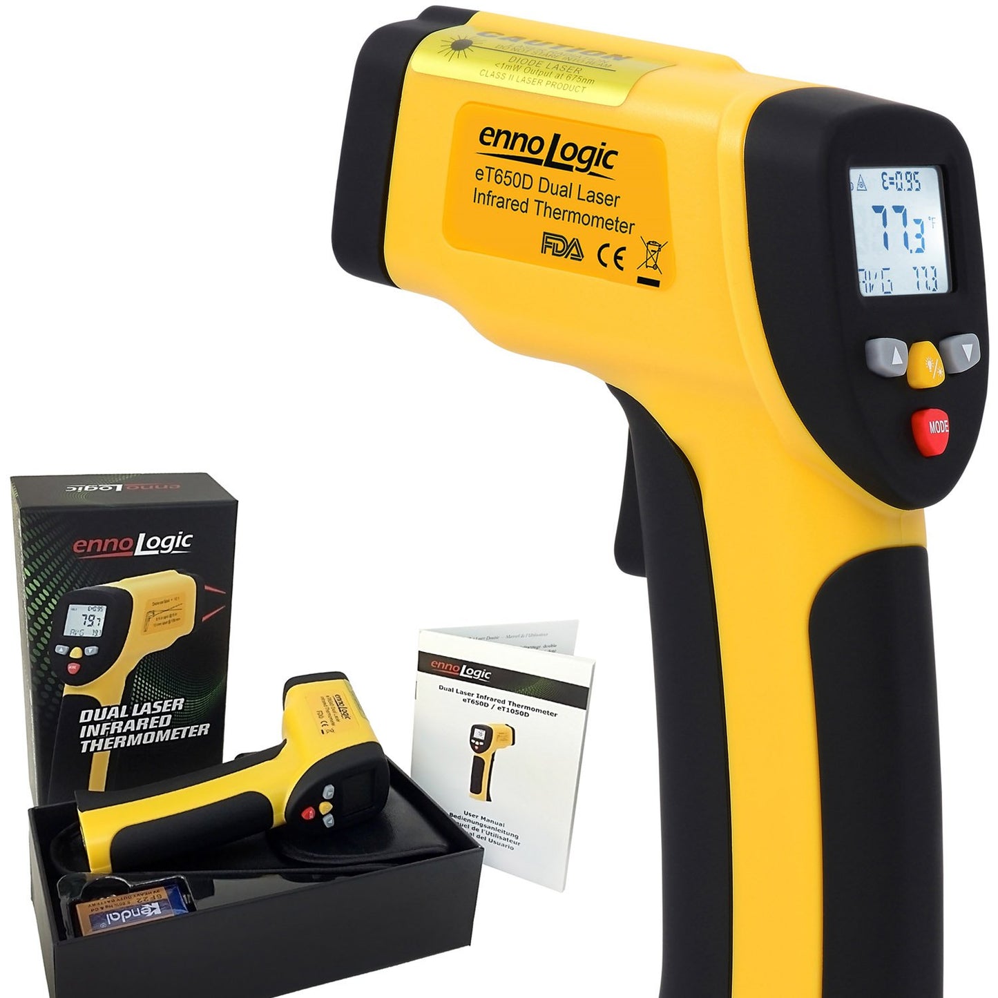 Accurate Dual Laser IR Thermometer