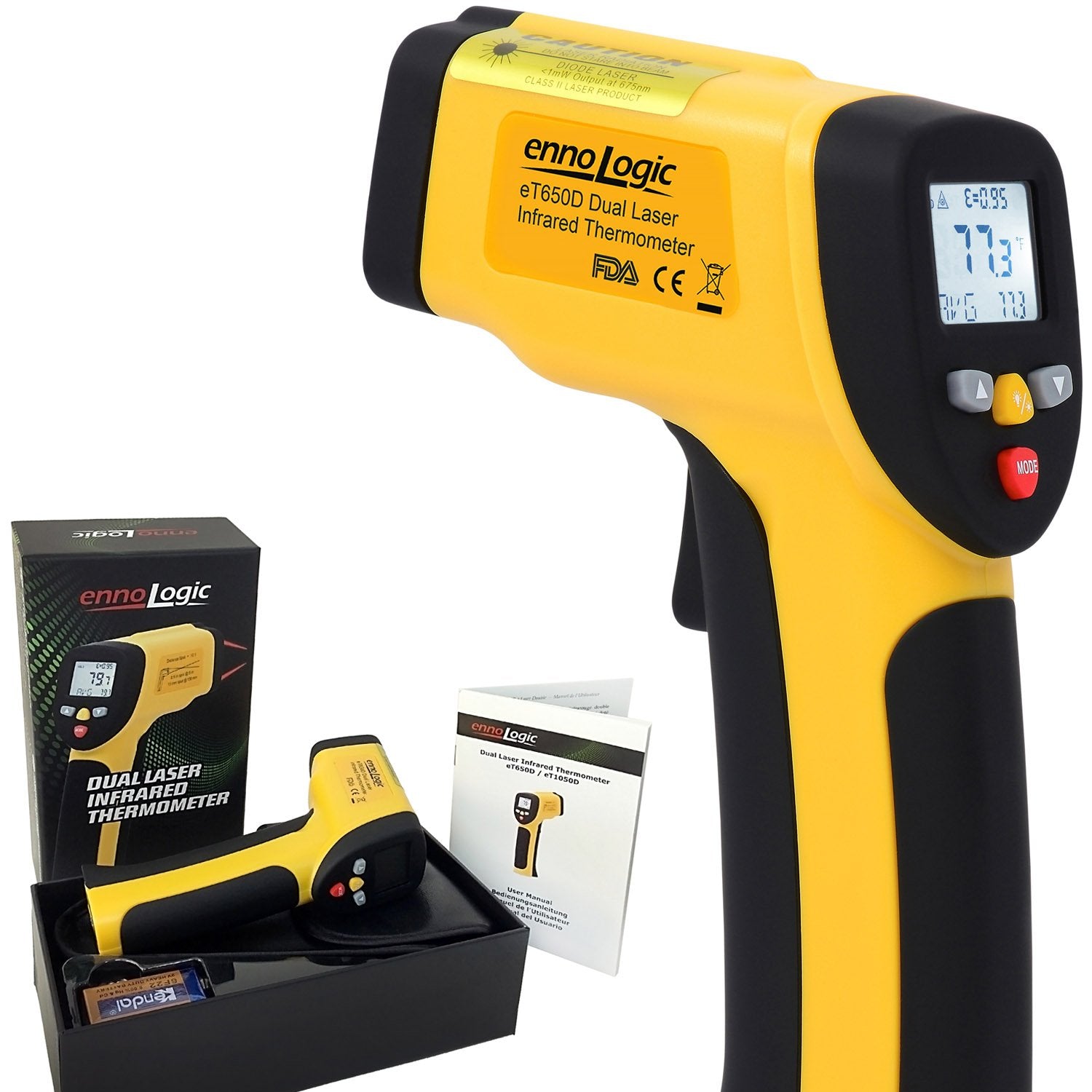 Accurate Dual Laser IR Thermometer
