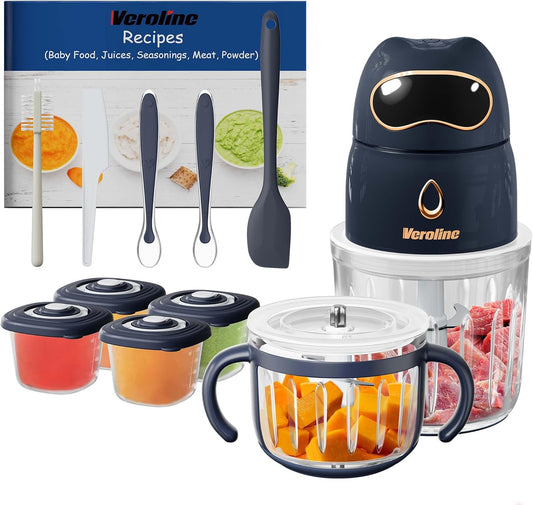Veroline Baby Food Maker - 13-in-1 Processor Set for Homemade Baby Meals