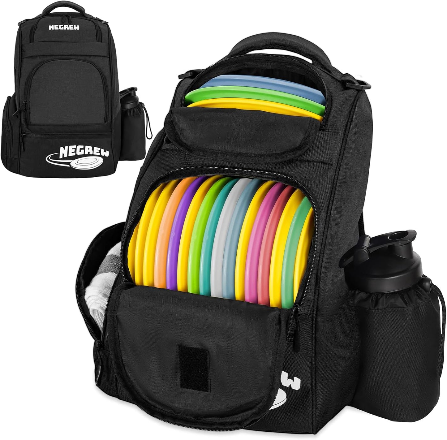 Durable Disc Golf Backpack - Holds 25+ Discs!