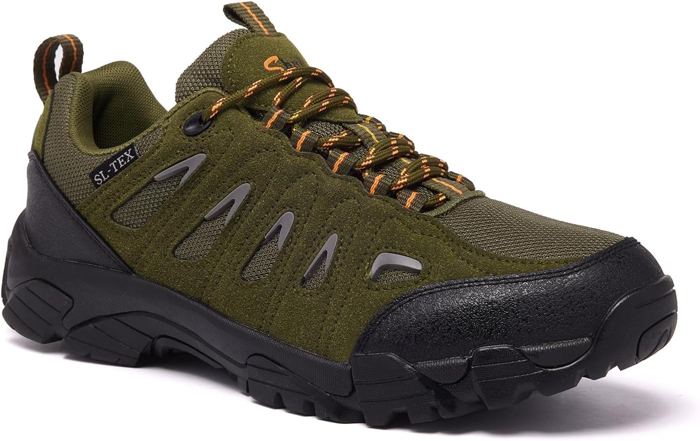 SHULOOK Men's Waterproof Hiking Shoes for Outdoor Adventures