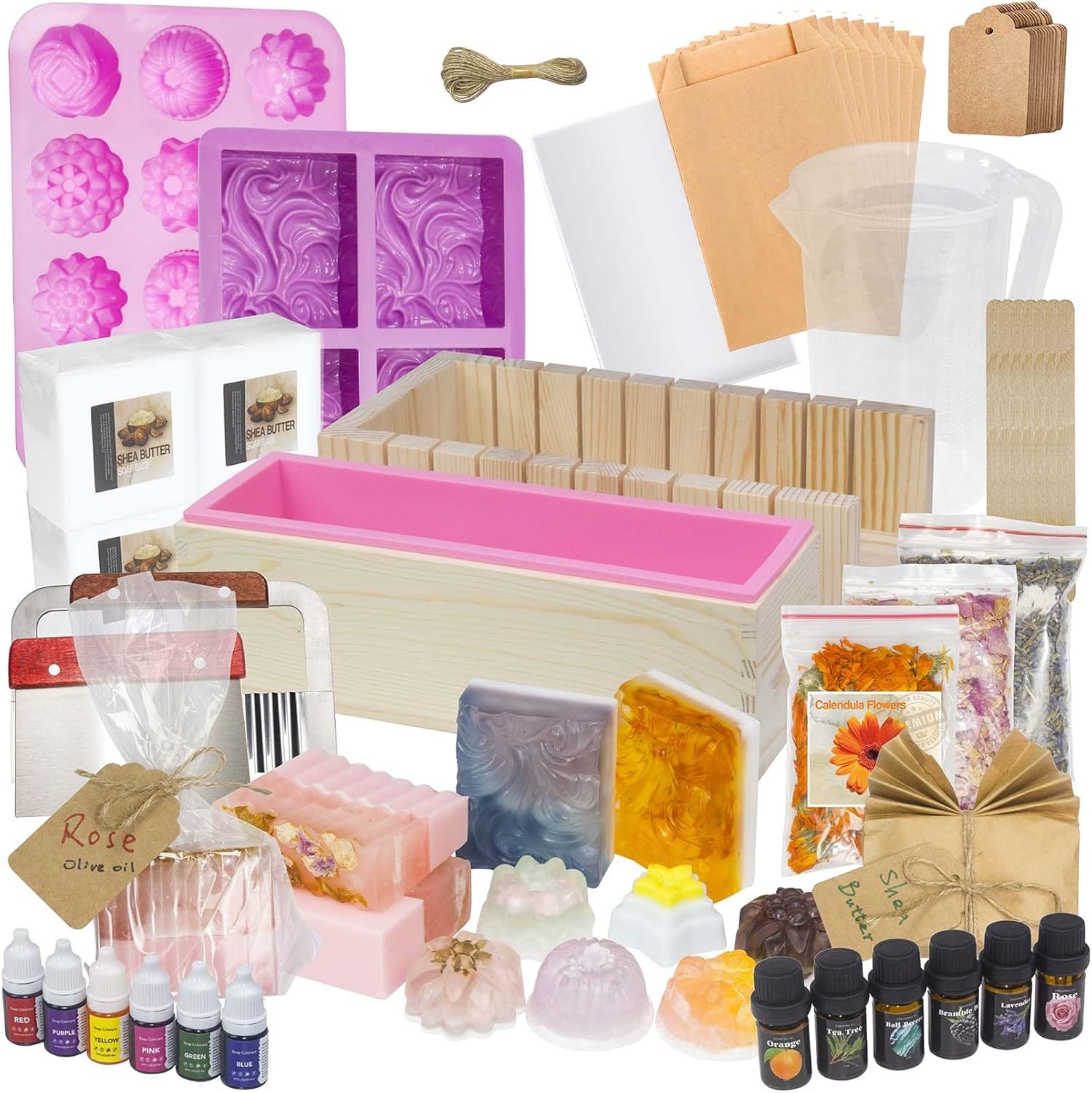 Haclum Soap Making Kit for Adults and Kids - DIY Craft Supplies
