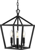 Pagoda Lantern LED Pendant 10 in Oil Rubbed Bronze - Classic Farmhouse