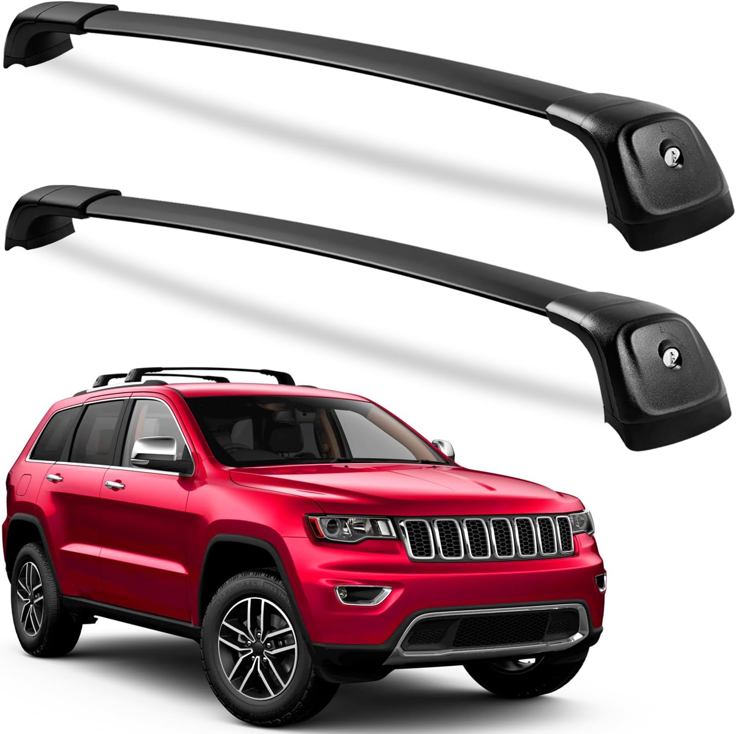 Tuyoung Roof Rack Cross Bars for Jeep Grand Cherokee 2011-2021
