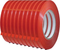 GGR Supplies T.R.U. UPVC-24BS Red Poly Bag Sealing Tape - Color Code