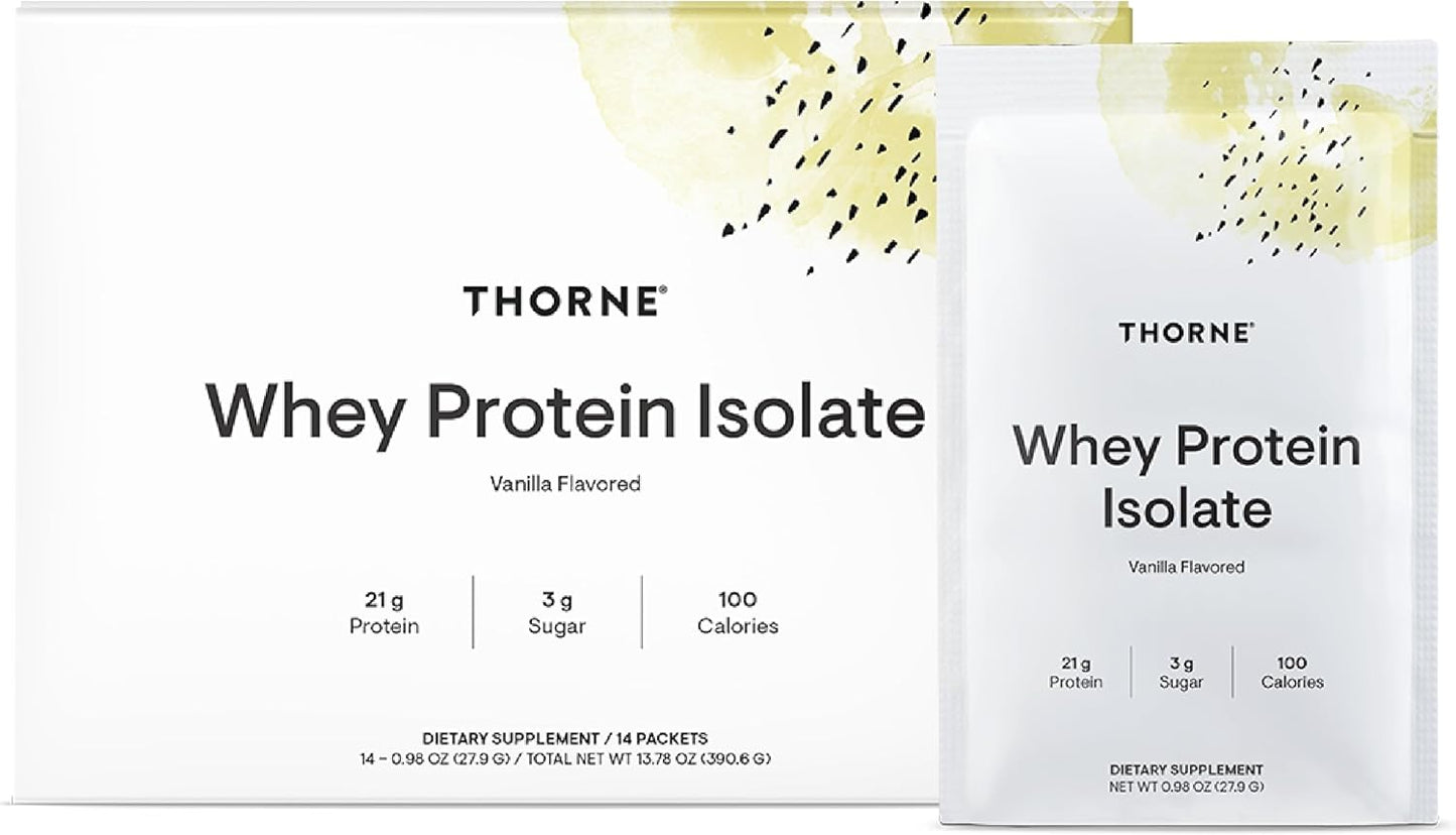 Thorne Whey Protein Isolate - Easy-to-Digest Vanilla Protein