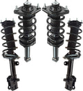 TRQ Front and Rear Strut & Coil Spring Assembly Set for 12-14 Honda