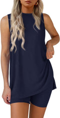 PRETTYGARDEN 2 Piece Summer Lounge Shorts Set - Comfortable Resort
