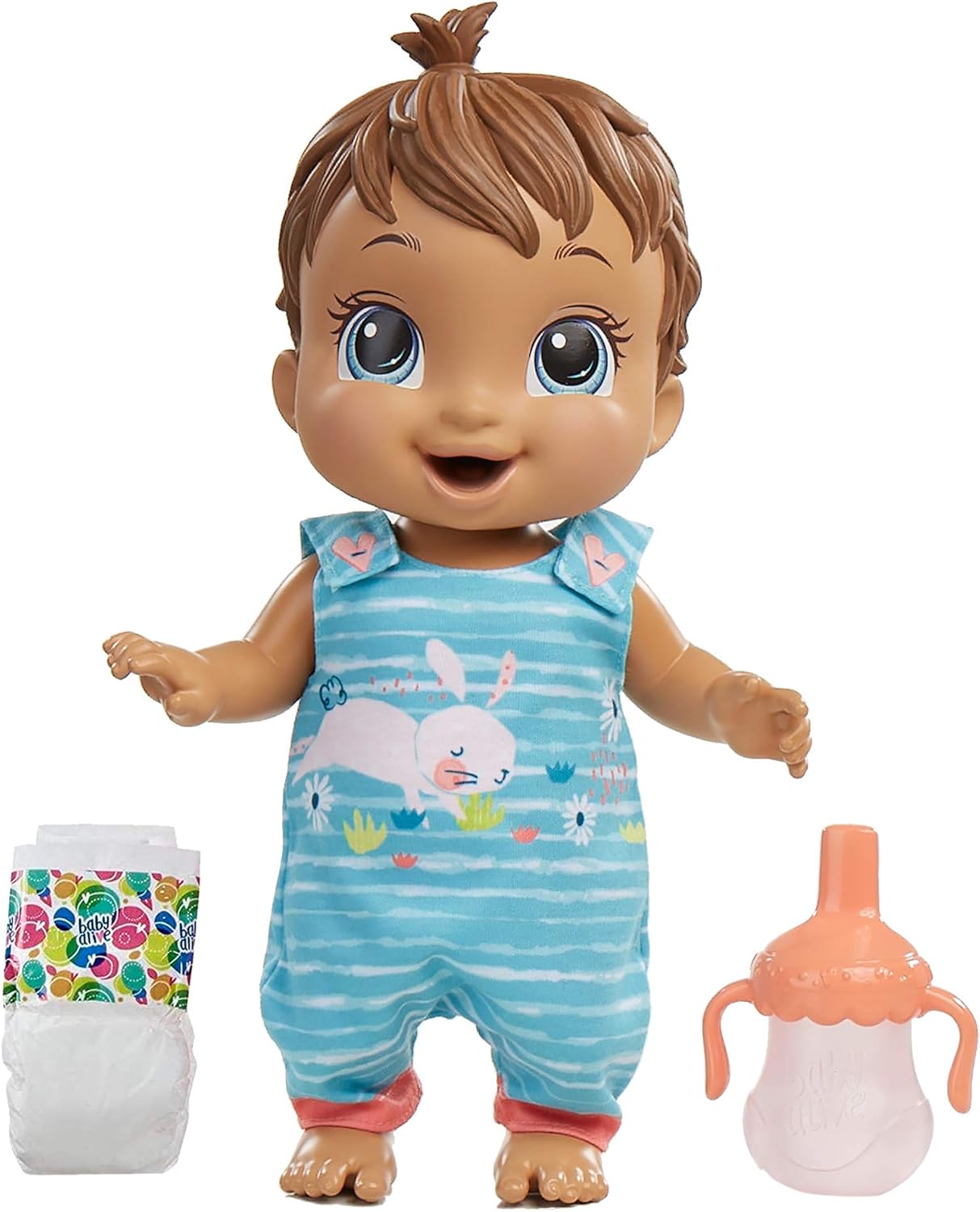 Bouncing Bunny Baby Alive Doll w/ 25+ Sounds, Drinks & Wets - Hasbro Toy
