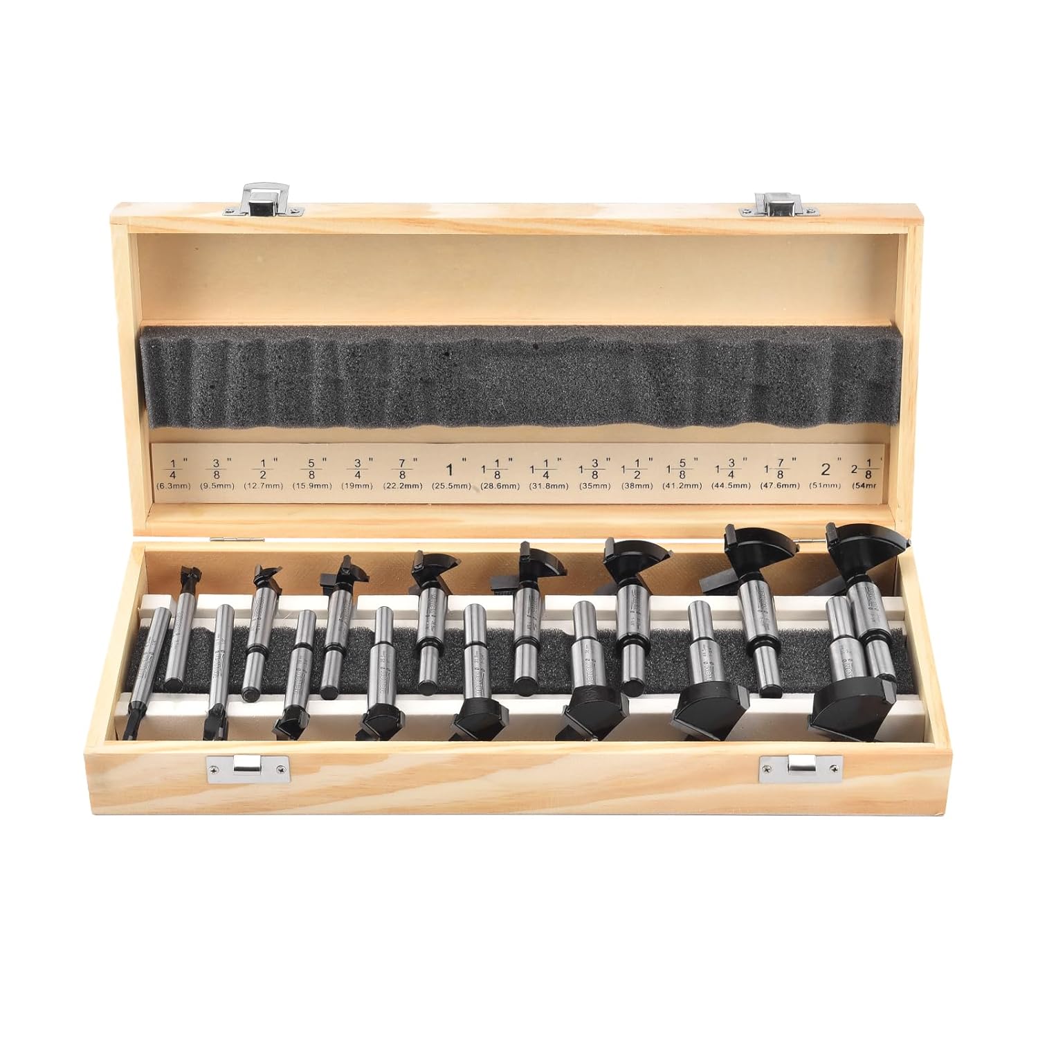Mollom Carbide Forstner Drill Bit Set for Woodworking Projects