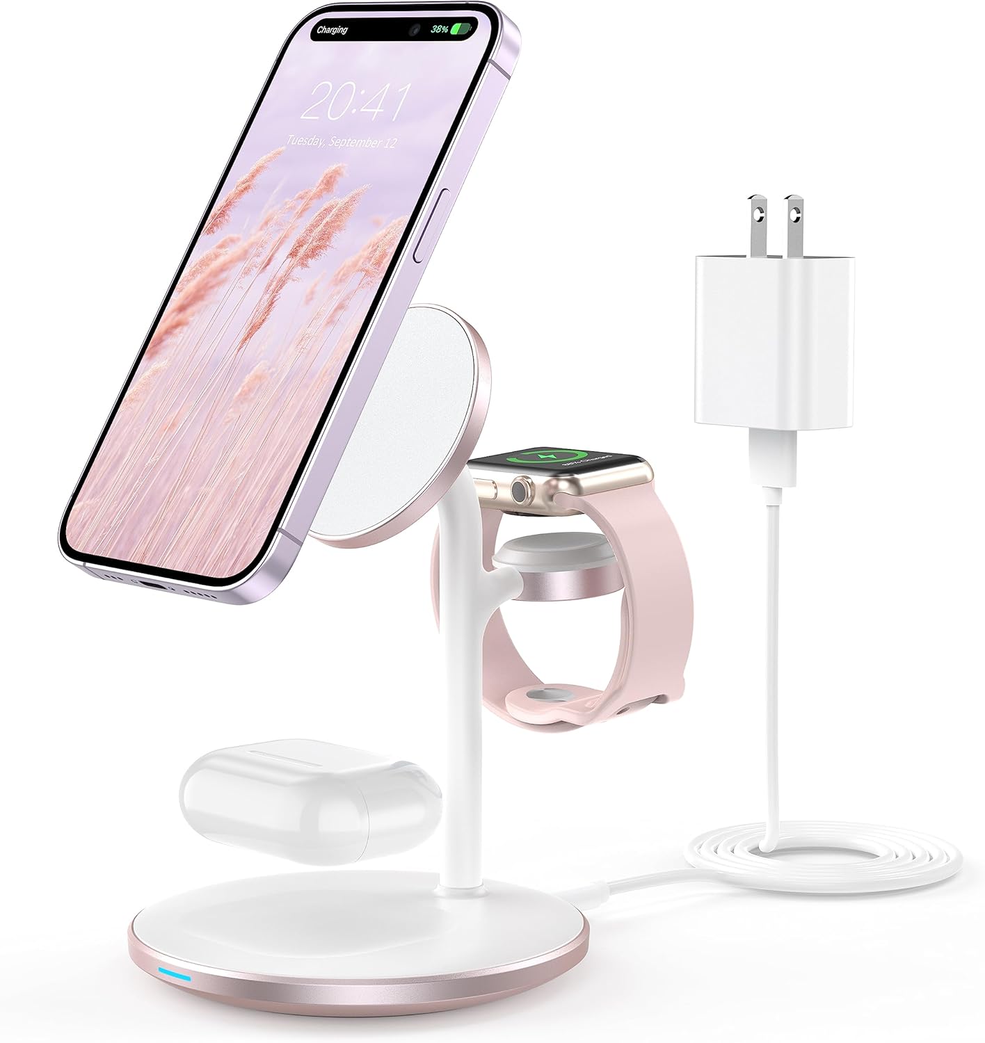 XooFly 3 in 1 Wireless Charging Station for Apple Devices