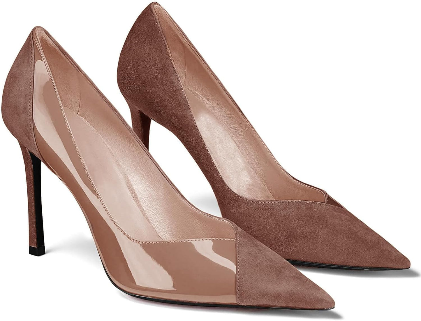 Coutgo Womens Pointed Toe High Heels Pumps for Any Occasion