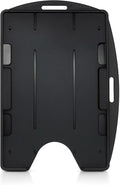Specialist ID Black Dual Card Badge Holder 50 Pack - Slim Dual Card