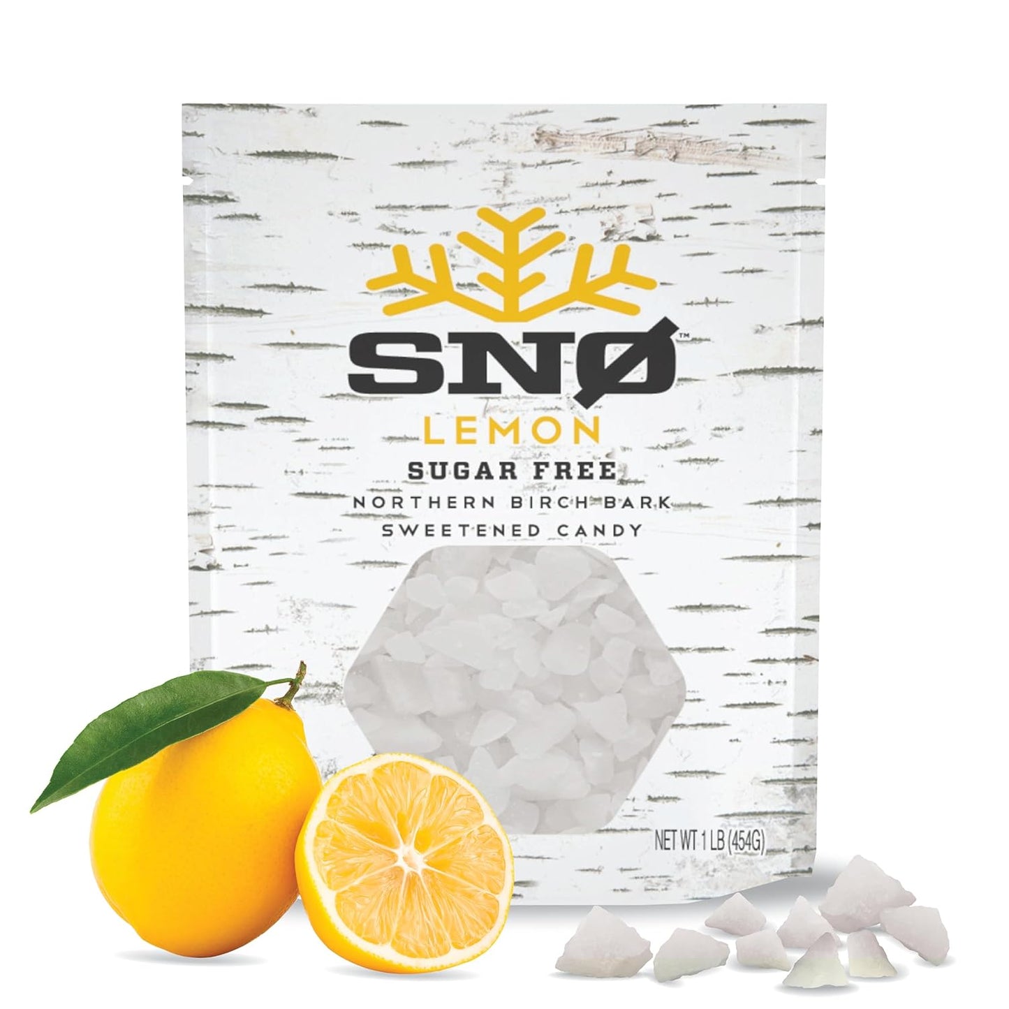 Lemon Xylitol Candy Chips - Sugar-Free, Diabetic-Friendly Treats