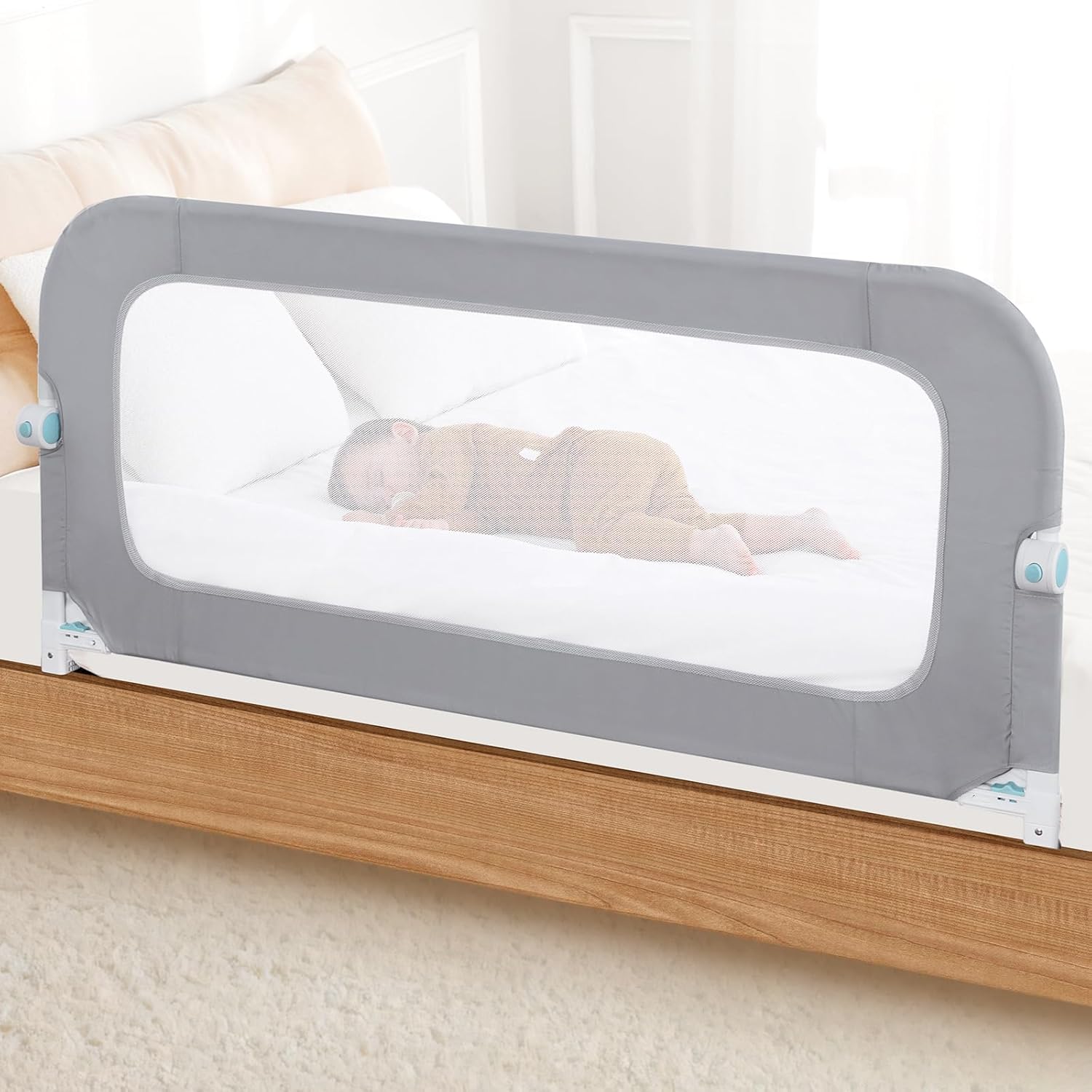 59 Reinforced Bed Rail for Toddlers - Extra Long Safety Guard