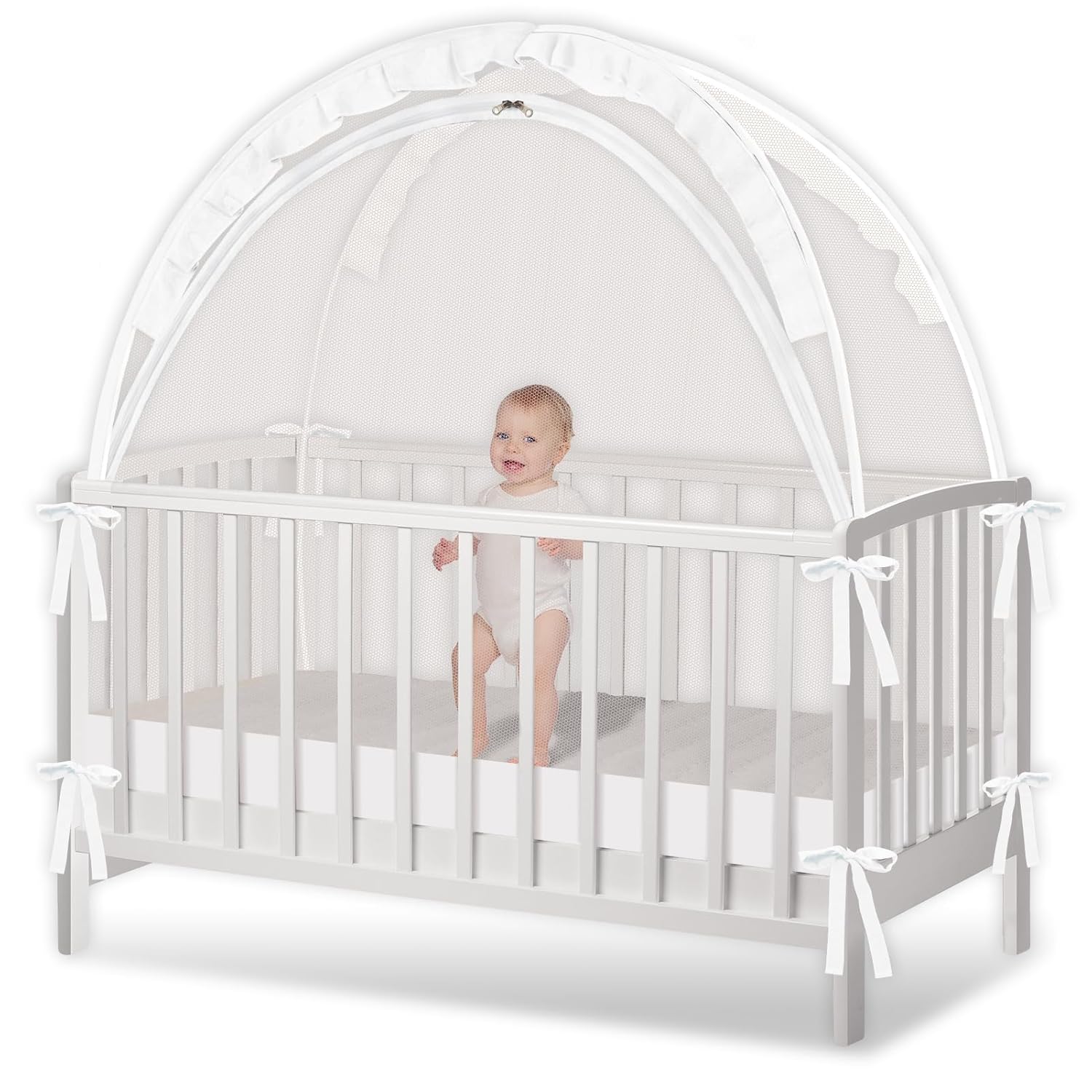 Crib Tent for Baby Safety - Durable Net to Prevent Climbing Out