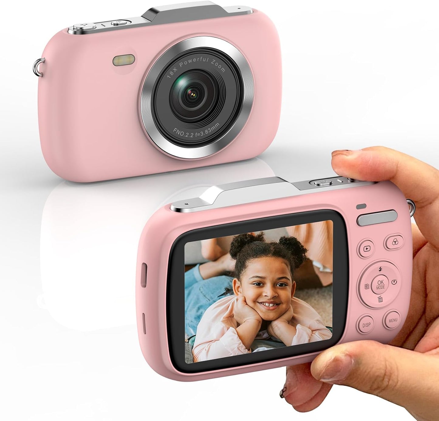 KOMERY Kids Digital Camera: 4K Video, 64MP Photos, Autofocus, Compact Zoom