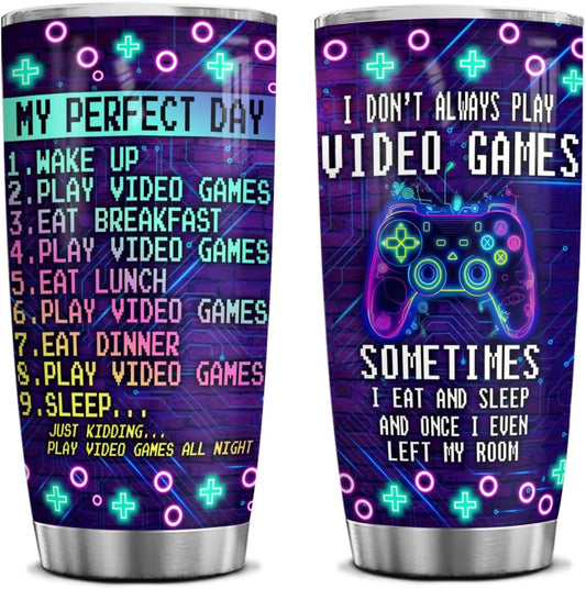 20oz Gaming Tumbler - Ultimate Gamer Gift!