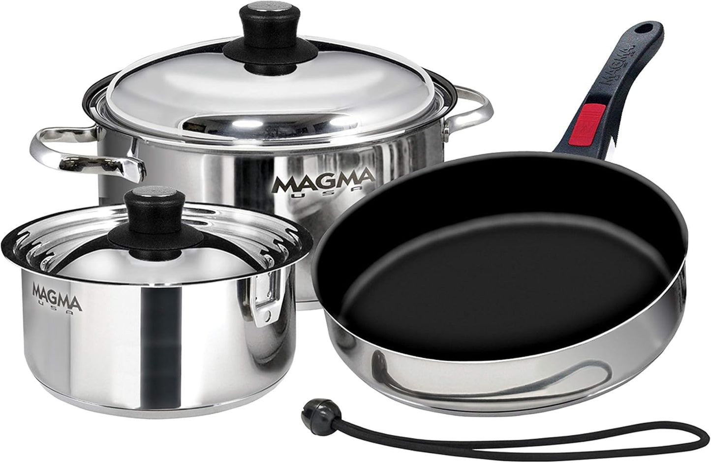 Magma 7 Piece Gourmet Nesting Stainless Steel Cookware Set Review
