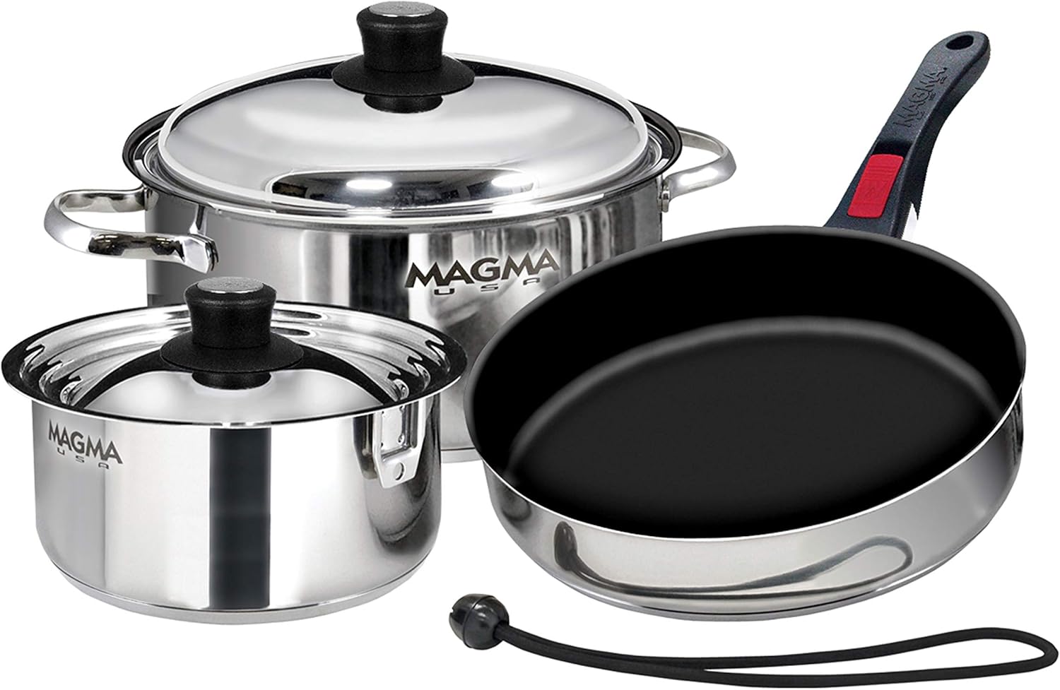 Magma 7 Piece Gourmet Nesting Stainless Steel Cookware Set Review