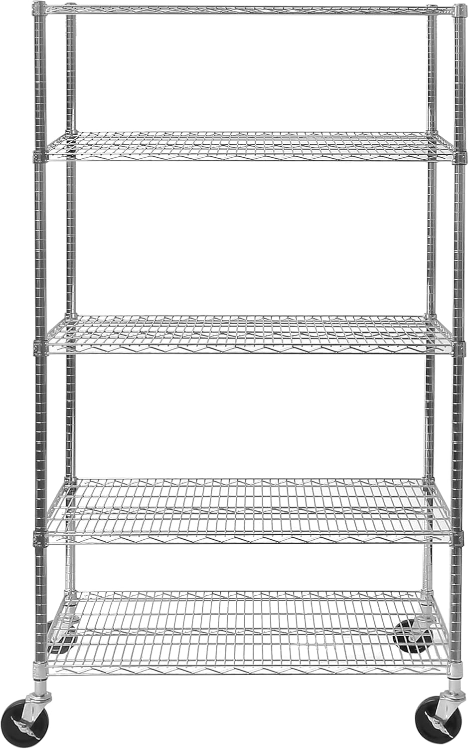 Seville Classics UltraDurable Heavy Duty Steel Wire Rack Storage Unit