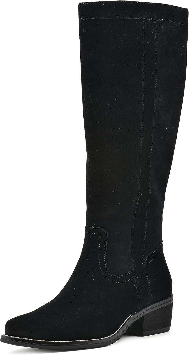 WHITE MOUNTAIN Women's Altitude Stack-Heeled Tall Boot Review