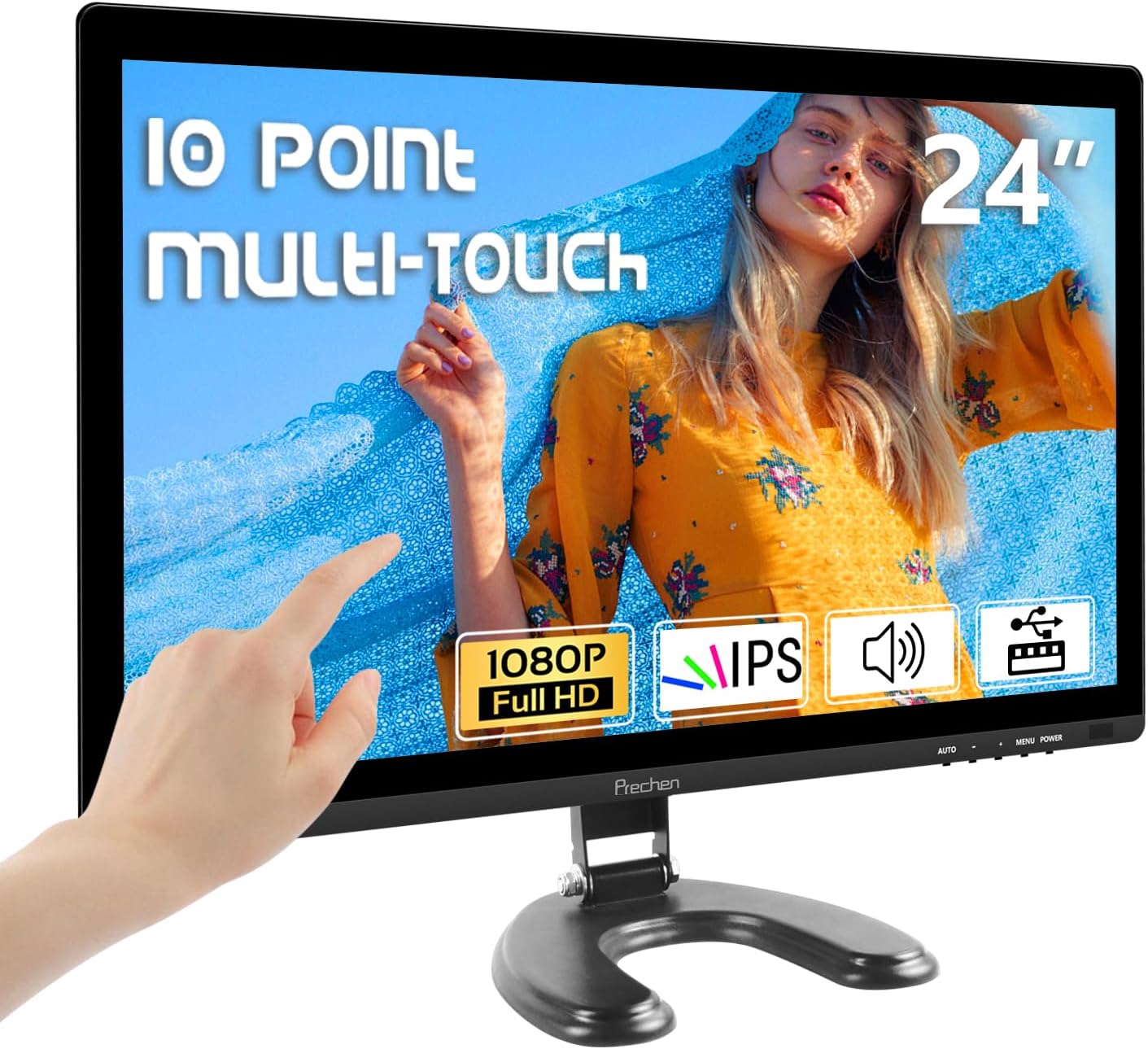 24 IPS FHD Touch Monitor - VESA, 75Hz