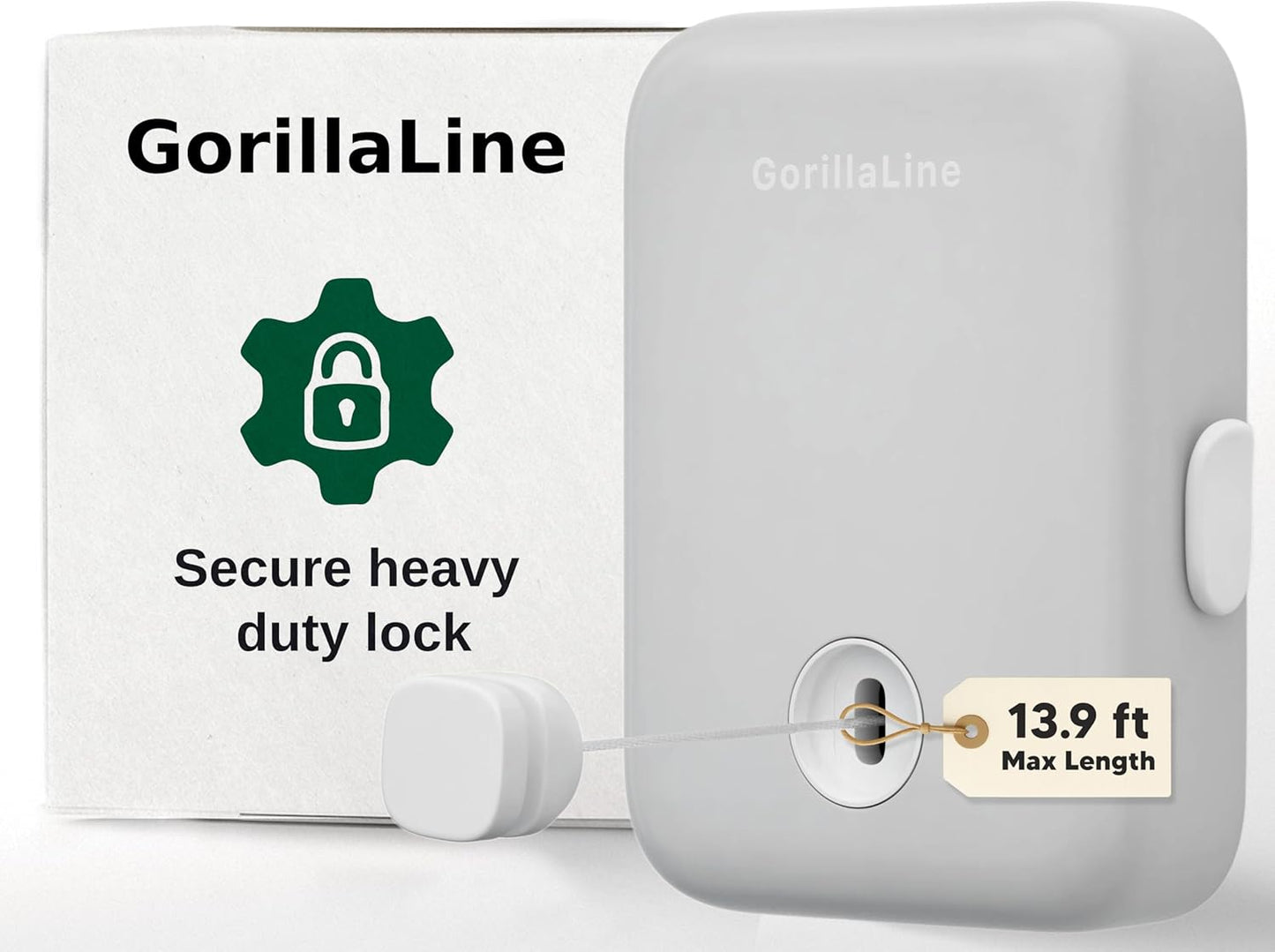 GorillaLine Retractable Clothesline for Indoor and Outdoor Use